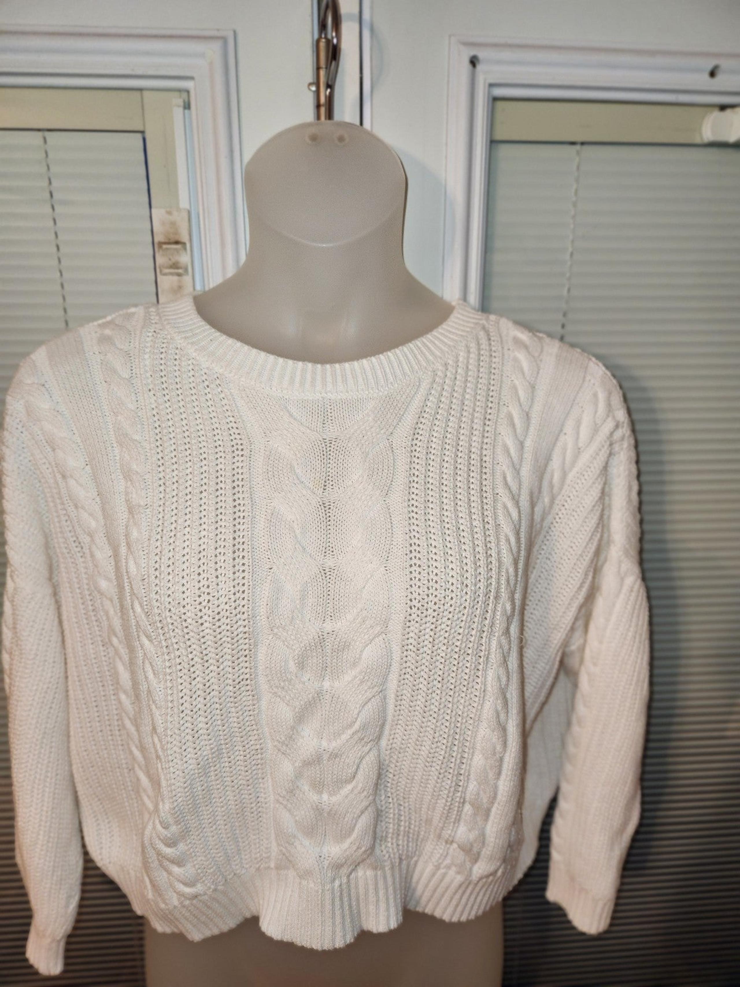 Garage cropped Sweater Size Med