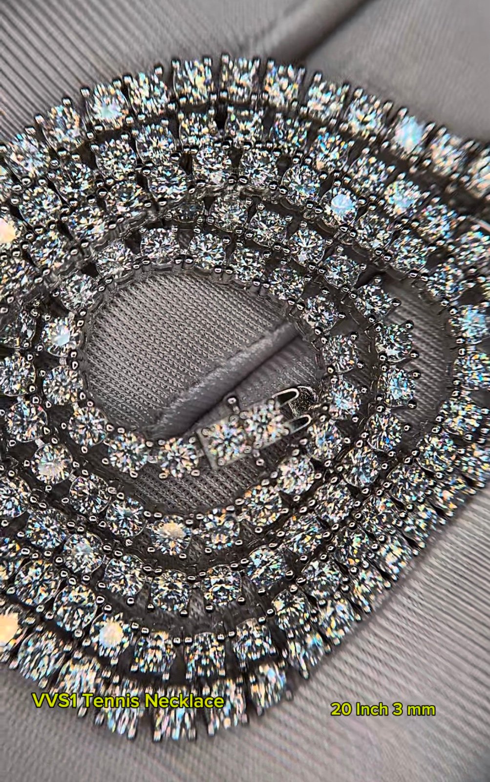 VVS1 Tennis Diamond Necklace