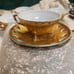 24kt Gold WOW Footed Tea Cups and Saucer