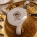 24kt Gold WOW Footed Tea Cups and Saucer