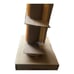 Lex Pott Curving And Bending Silhouette Twisted Honey Color Candle NWIB