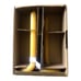 Lex Pott Curving And Bending Silhouette Twisted Honey Color Candle NWIB