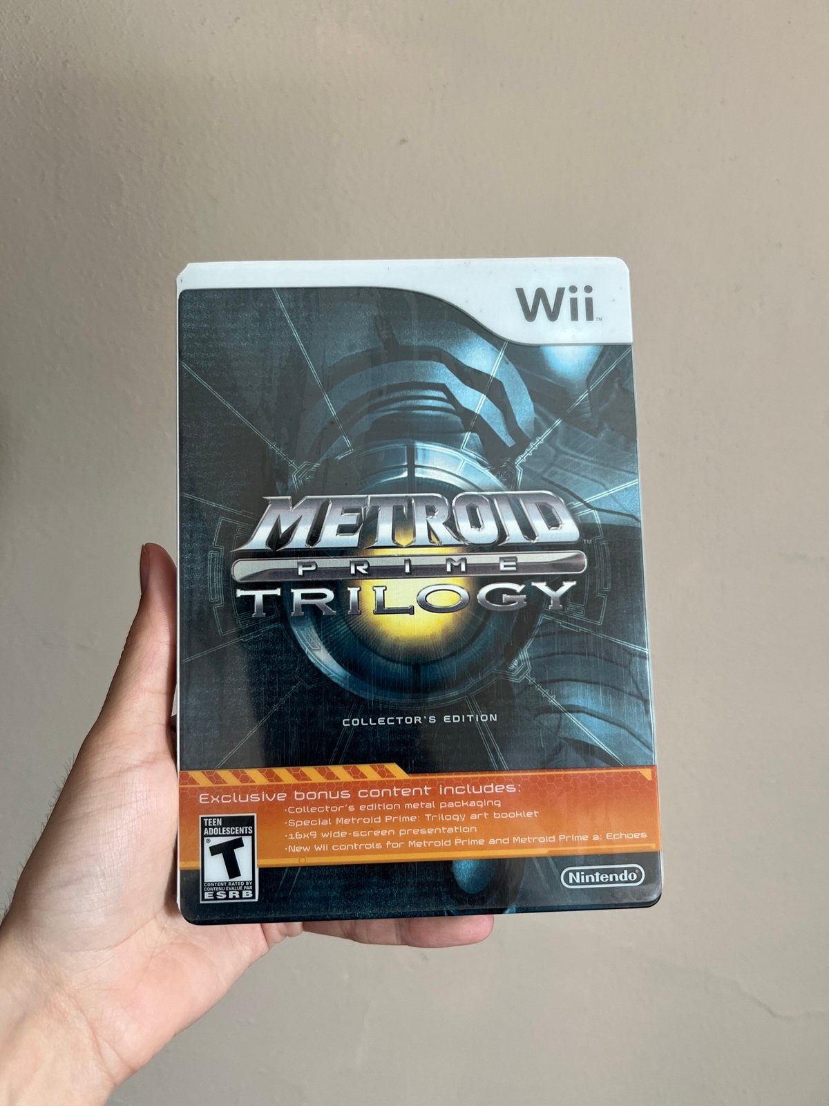 Metroid Prime Trilogy Collectors Edition Steel Book