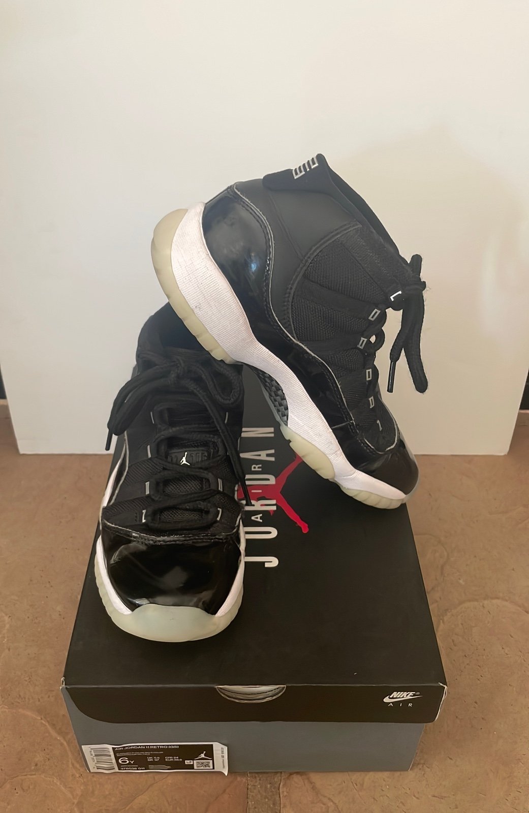 Air Jordan 11 Retro (Gs) blk-6Y