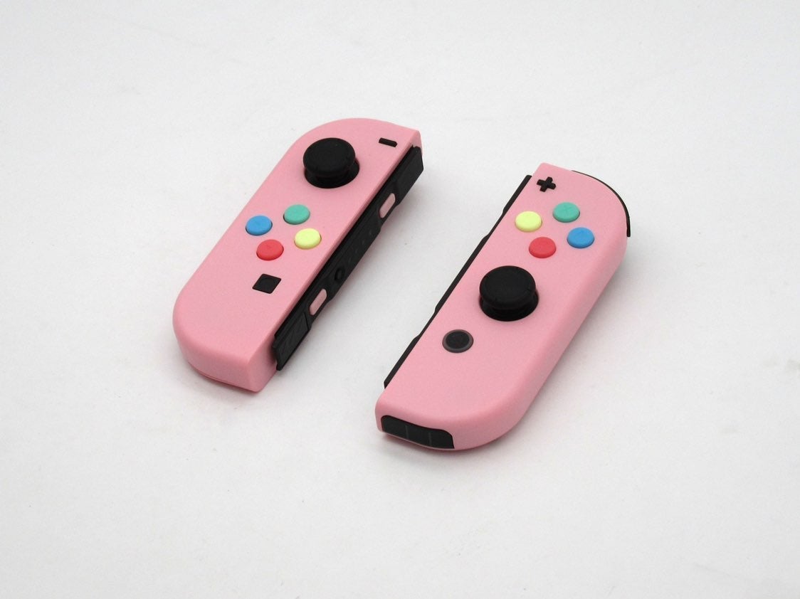 Custom pink Joycons for nintendo switch