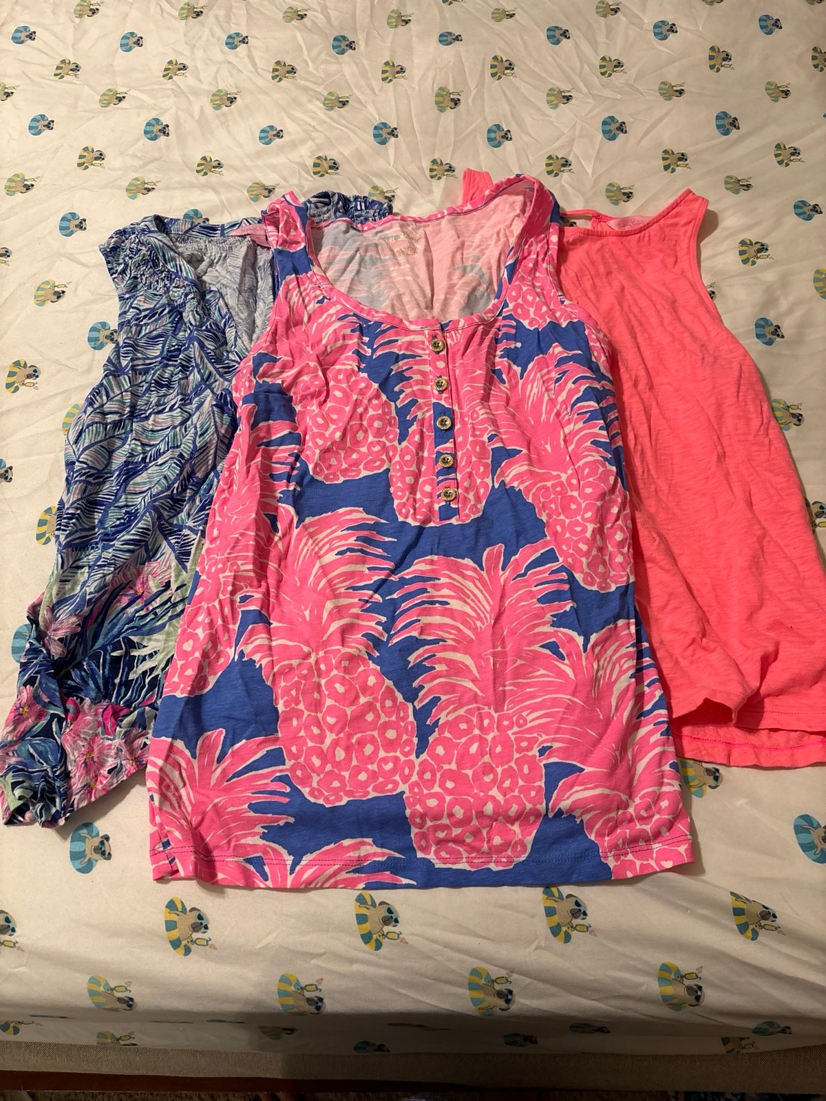 Lilly Pulitzer sleeveless shirt lot size medium