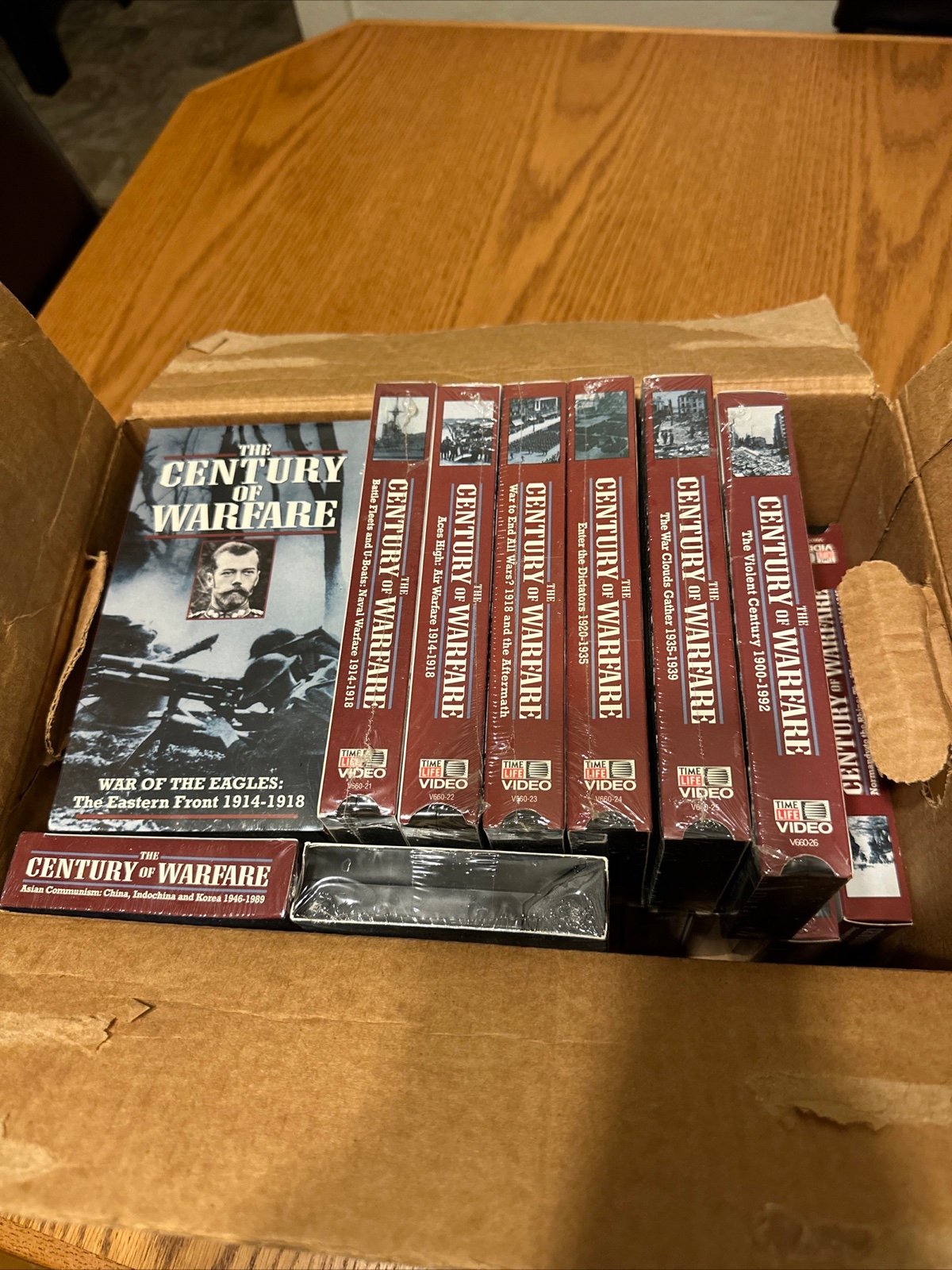 The Century of Warfare Time-Life Video Set of 23 VHS Tapes New. Only 15-16-17 mi