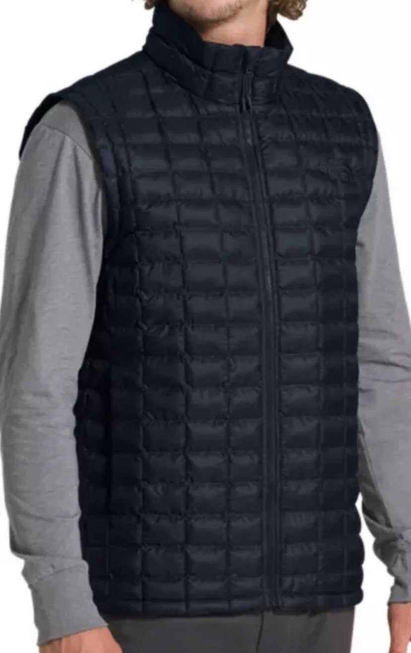 The North Face Men's Thermoball Eco Vest Slim Packable Fit Navy Mate Sz S NWT