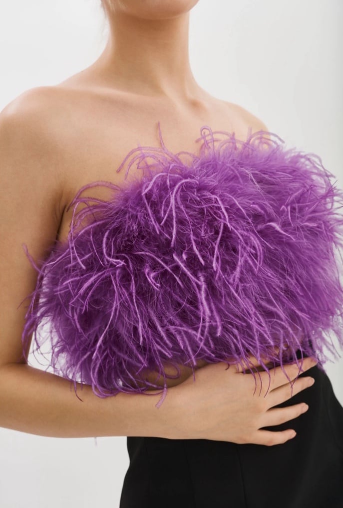 Lamarque Zaina feather top
