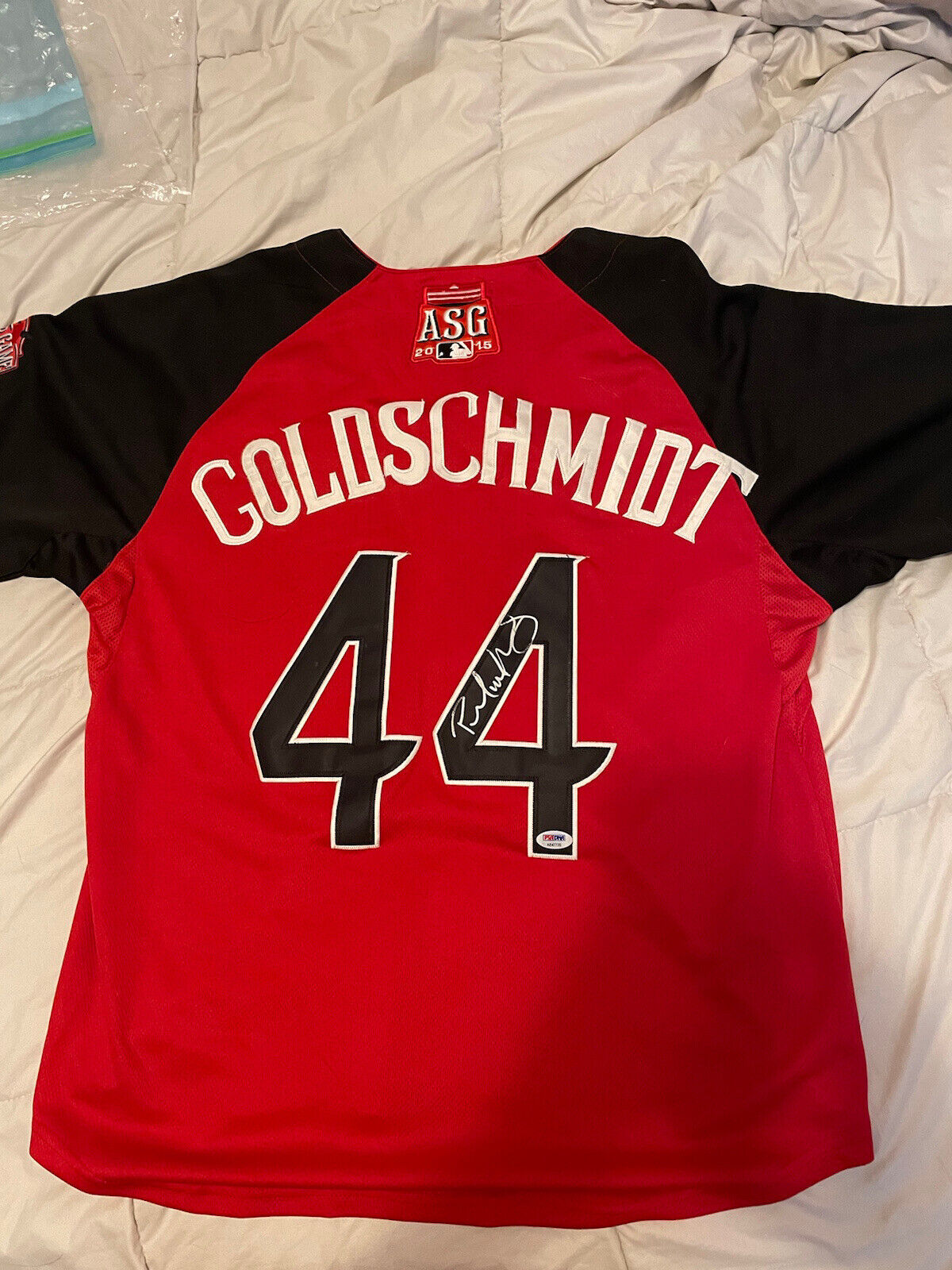 Paul Goldschmidt Signed 2015 Allstar Jersey St. Louis Cardinals Diamondbacks PSA
