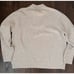 VTG Eddie Bauer Sweater Mens XL Beige Fishermans Knit Henley Grandpa Core Y2K