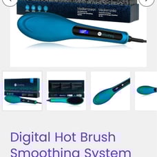 TiriPro Digital Tourmaline-Ionic Premium Hair Smoothing Hot Brush
