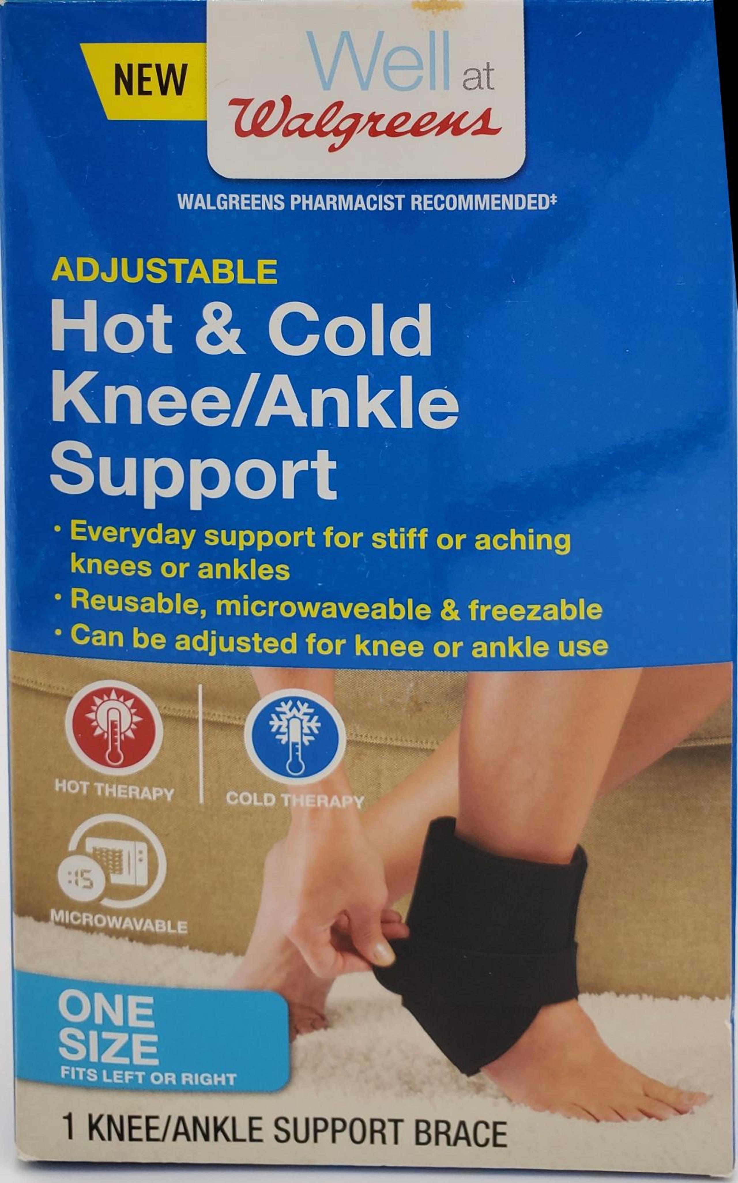 Hot & Cold Knee Ankle Support Brace, 1SZ