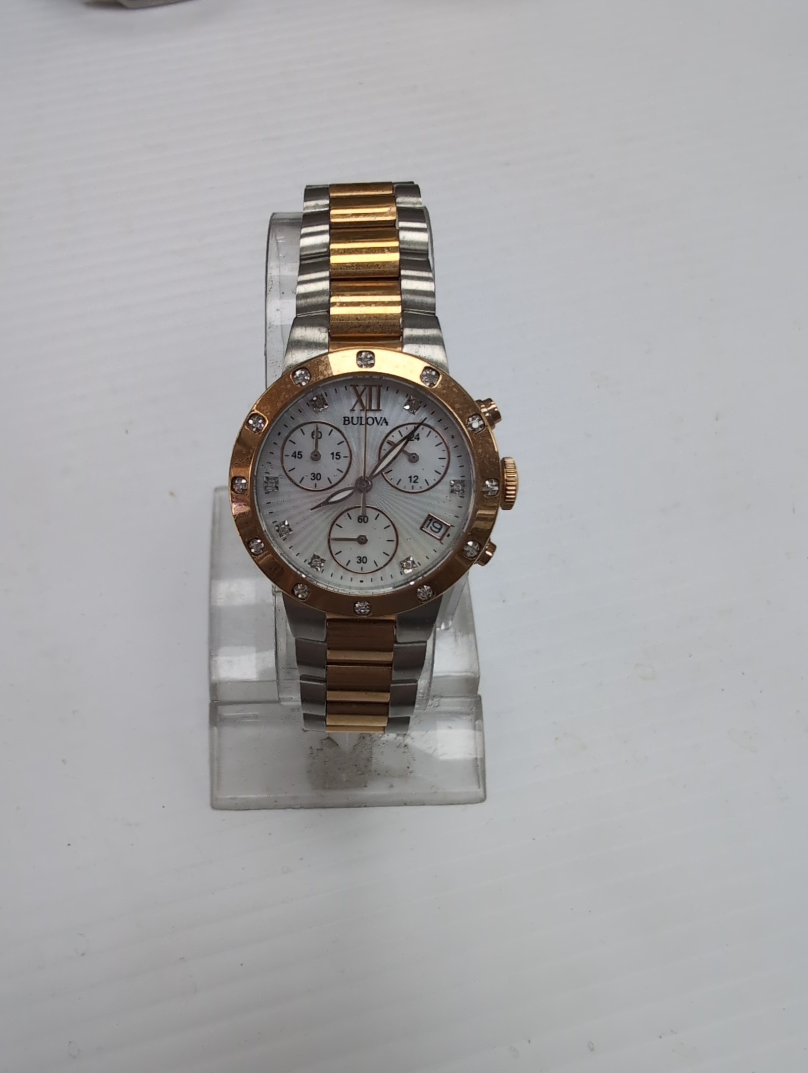 Women's two-tone Bulova watch