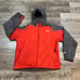 Vintage The North Face Red Grey Hydrenalite Windbreaker Hiking Jacket - Men's XL