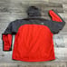 Vintage The North Face Red Grey Hydrenalite Windbreaker Hiking Jacket - Men's XL