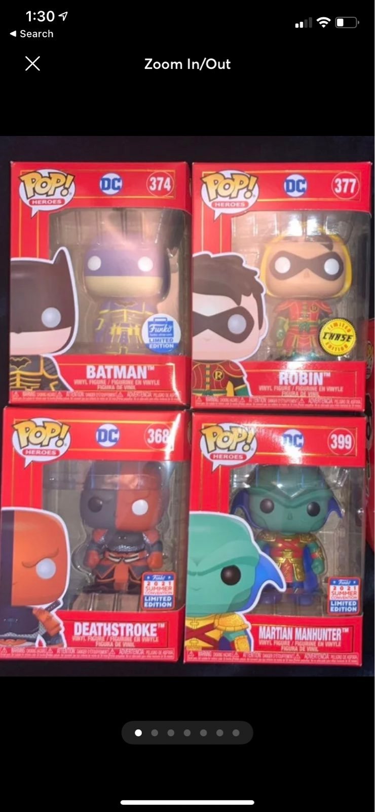DC imperial lot Funko Pop