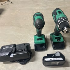 Hitachi Brushless Hammer Drill Combo