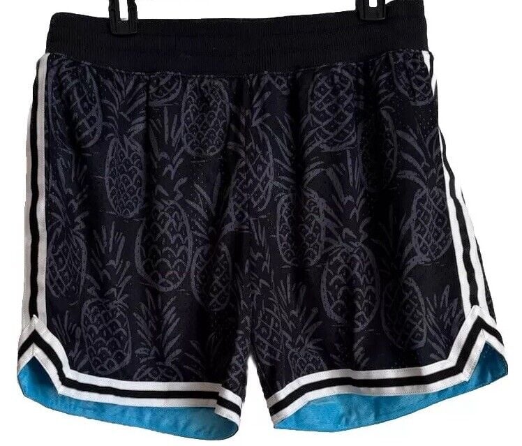 Chubbies Athletic Shorts Men Pineapple Print Streetwear Basketball Sports