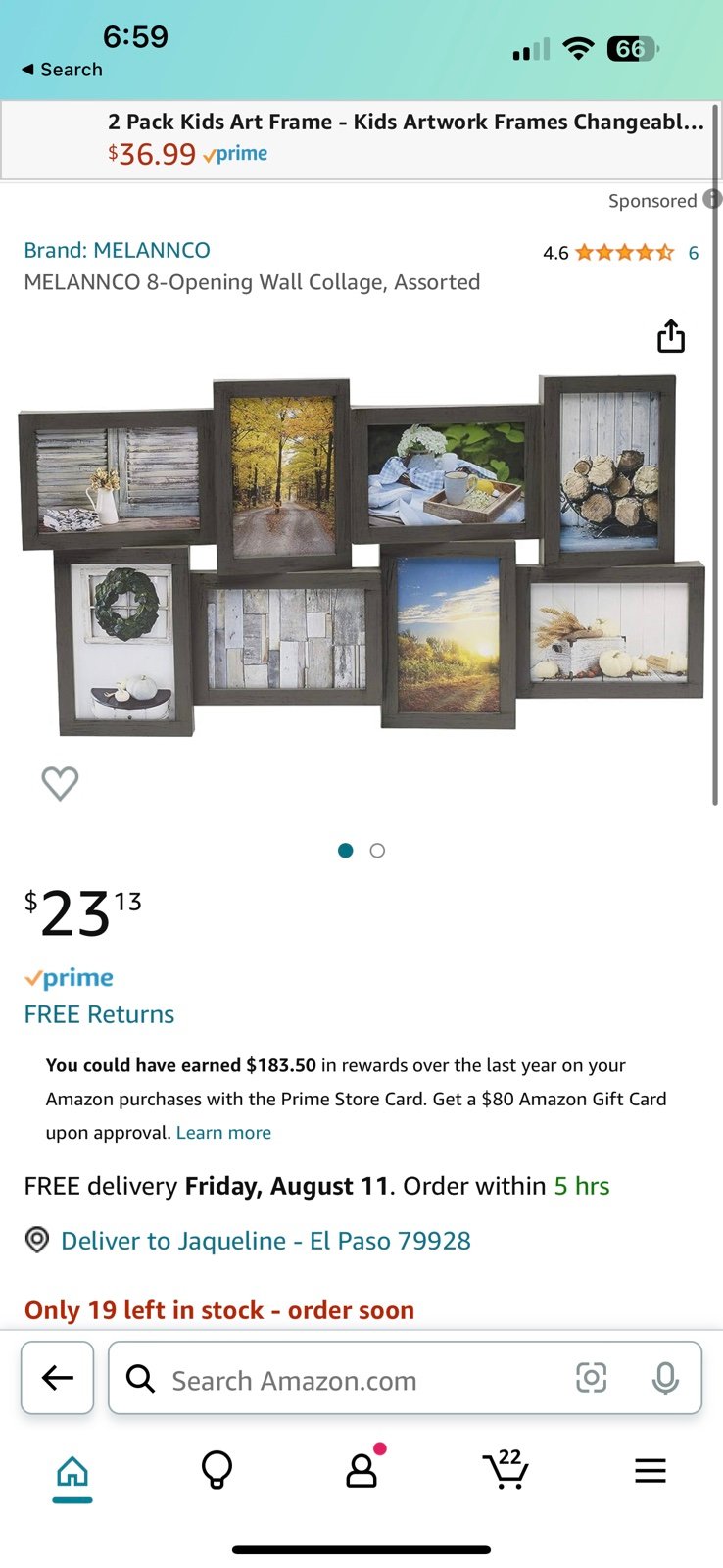 3 Melannco colage frames