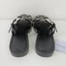 Aerosoles SZ 8 St. Marks Black Leather Fisherman Flat Slide Sandal NWT 110