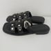 Aerosoles SZ 8 St. Marks Black Leather Fisherman Flat Slide Sandal NWT 110