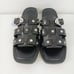 Aerosoles SZ 8 St. Marks Black Leather Fisherman Flat Slide Sandal NWT 110