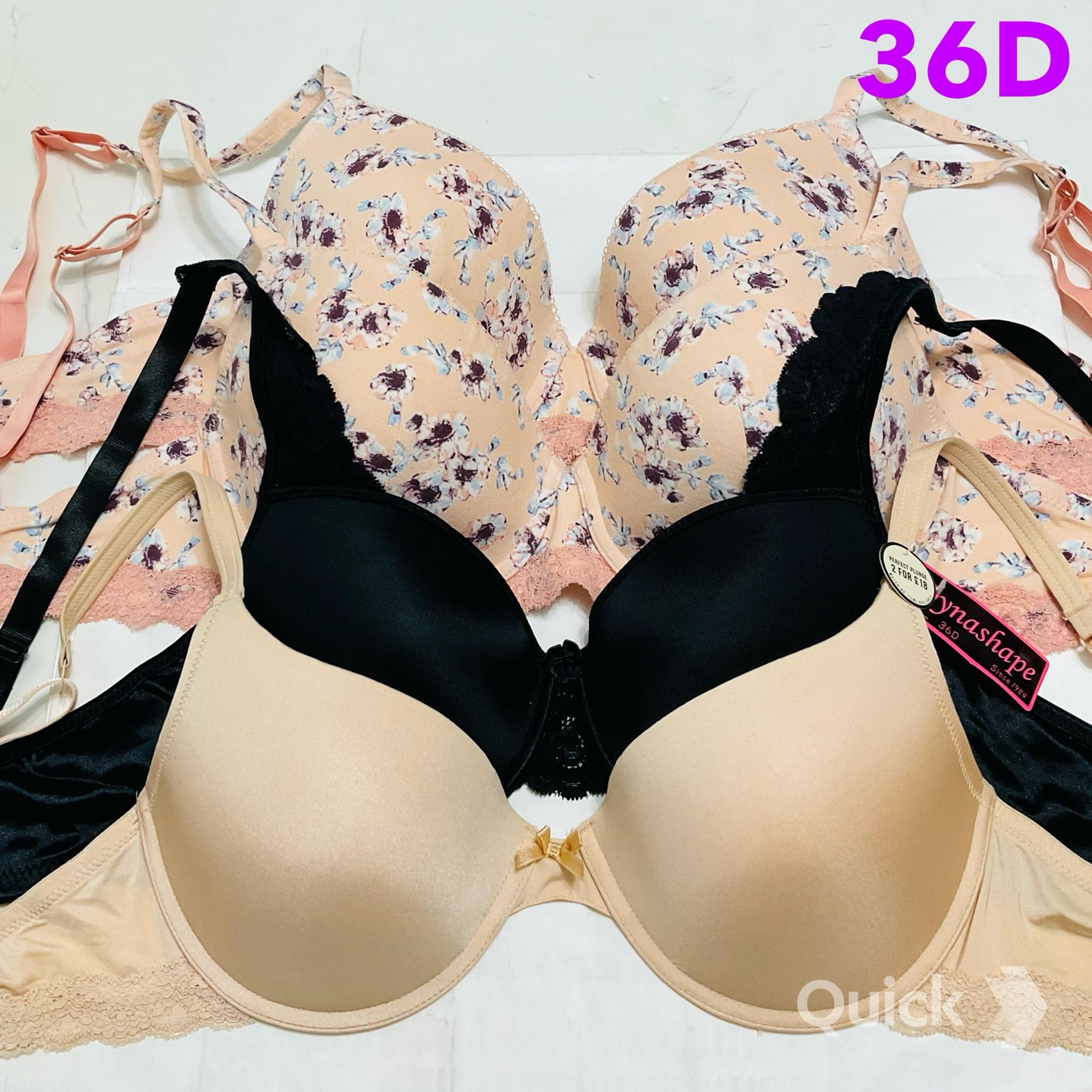 36D - New 4 pcs Assorted Contour Bras