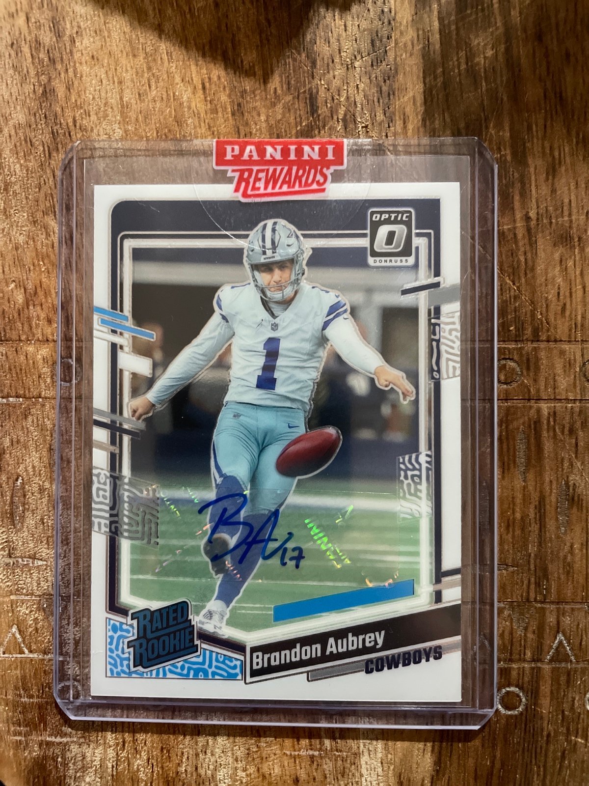 Brandon Aubrey Rated Rookie Autograph No.164/199