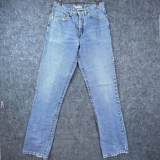 Vintage Guess Jeans Mens 31 Straight Light Triangle Y2K 90s USA Distressed