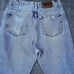 Vintage Guess Jeans Mens 31 Straight Light Triangle Y2K 90s USA Distressed