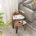 NEW Set of 3 Industrial Nesting Coffee Table with Metal Frame for Living Room