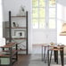 NEW Set of 3 Industrial Nesting Coffee Table with Metal Frame for Living Room