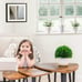 NEW Set of 3 Industrial Nesting Coffee Table with Metal Frame for Living Room