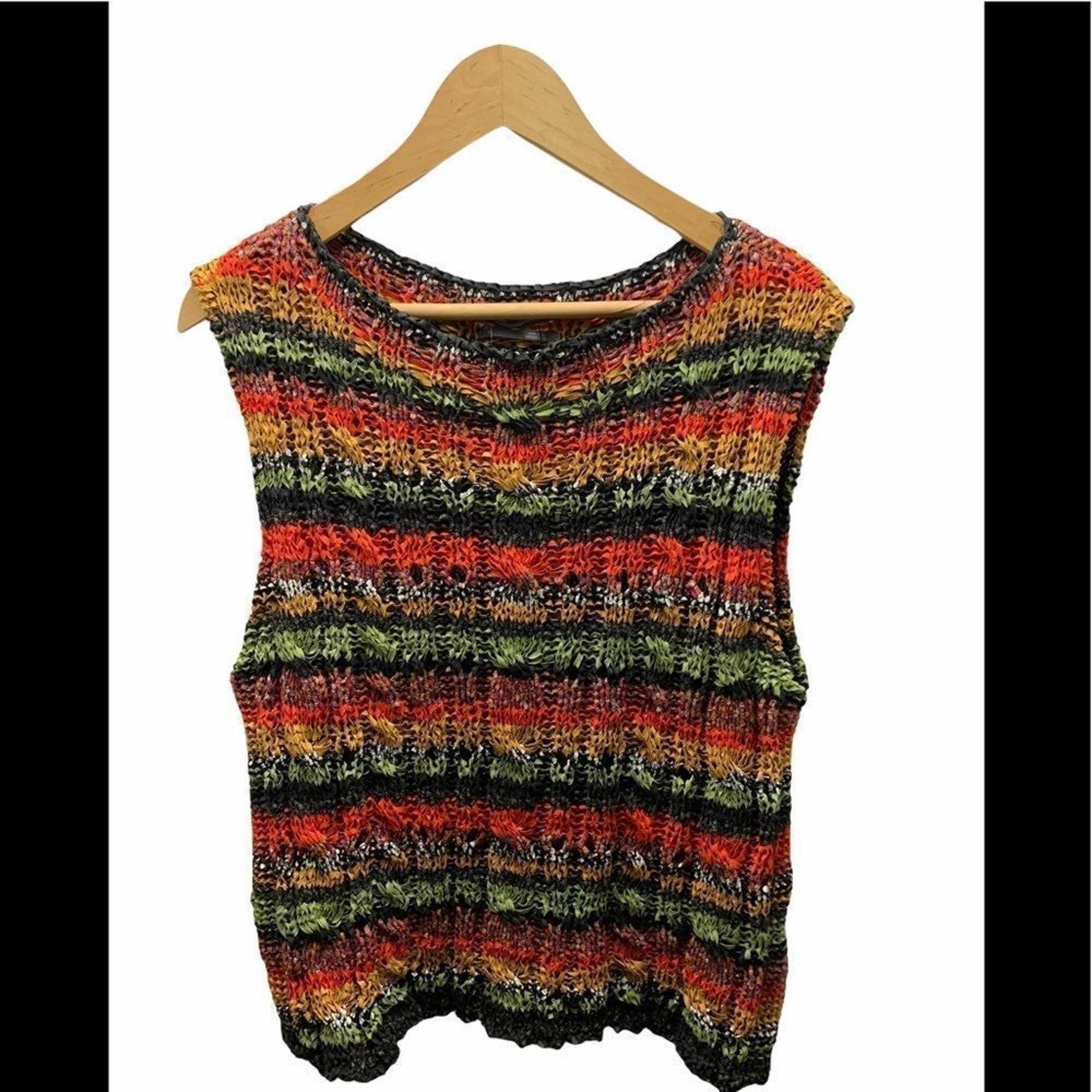 Anthro Audra Hand Knit Sweater Tank