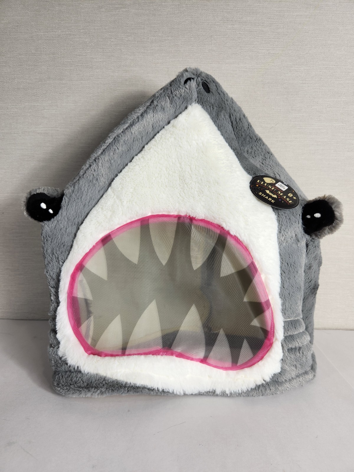 Bee Happy Giant Plush Mask Shark. NWT. 2021