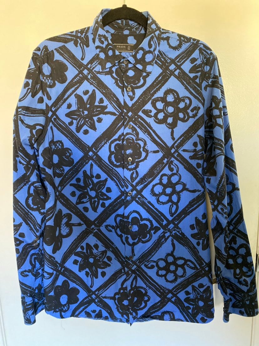 Prada long sleeve button shirt