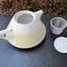Vintage 3,co Modern Ceramic Luna Teapot & Cups