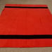 Mid Century Vintage Wool Ward's Fleecydown Hudson Bay Style Striped Blanket