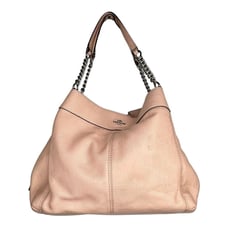 Coach Pebbled Leather Pink Purse
