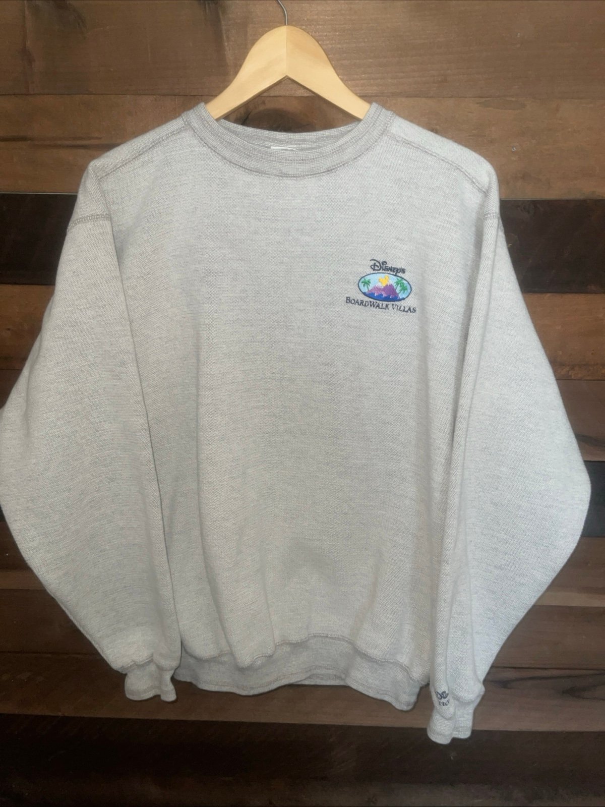 Vintage Walt Disney Boardwalk Villas Sweatshirt Adult Size Small 90s