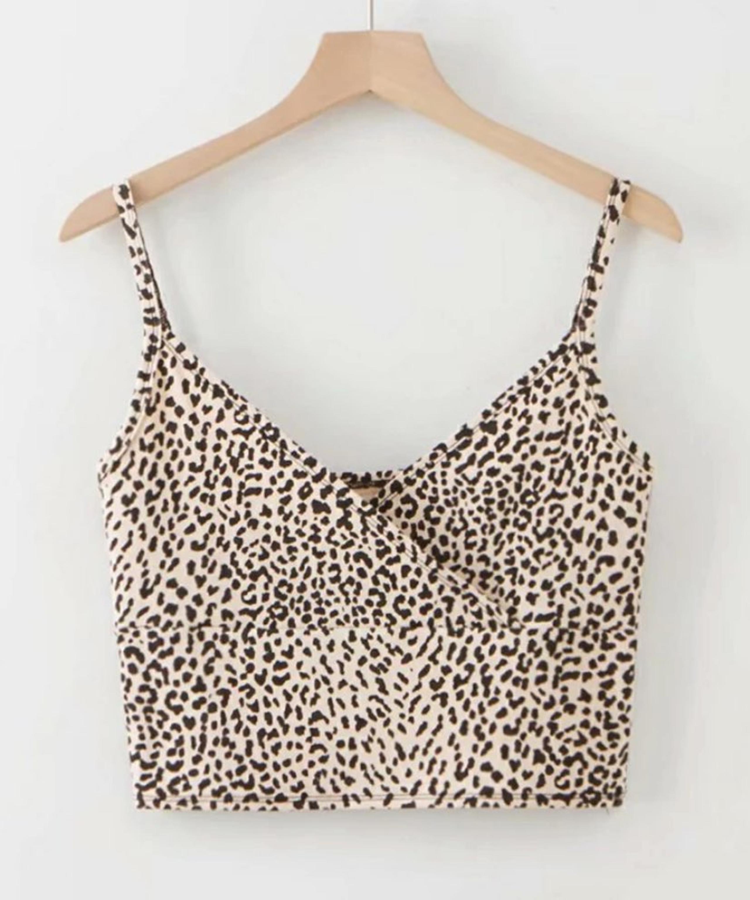 SHEIN leapord top
