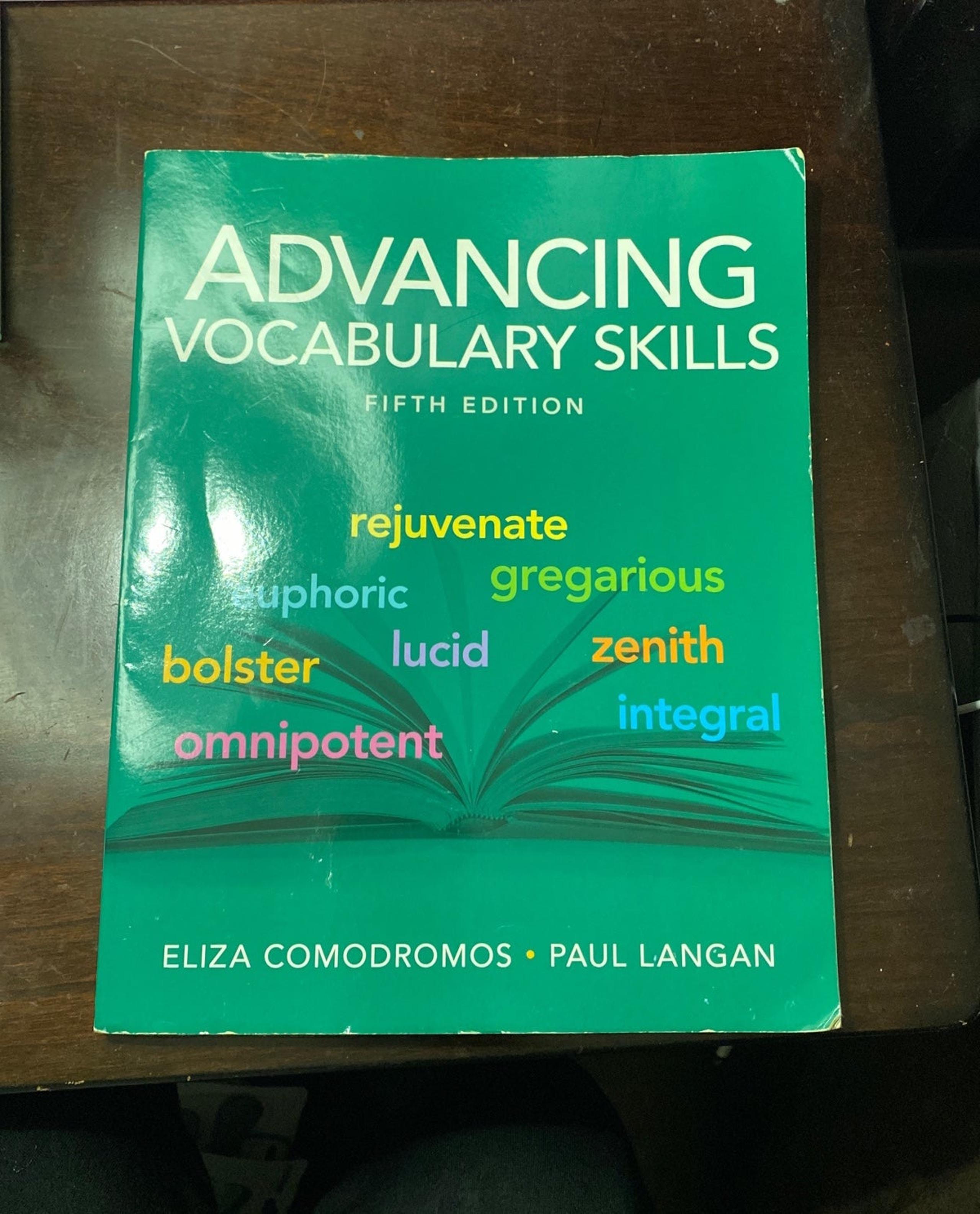 Advancing Vocabulary Skills