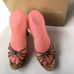 SERGIO ROSSI Authentic Snake Leather Sandals