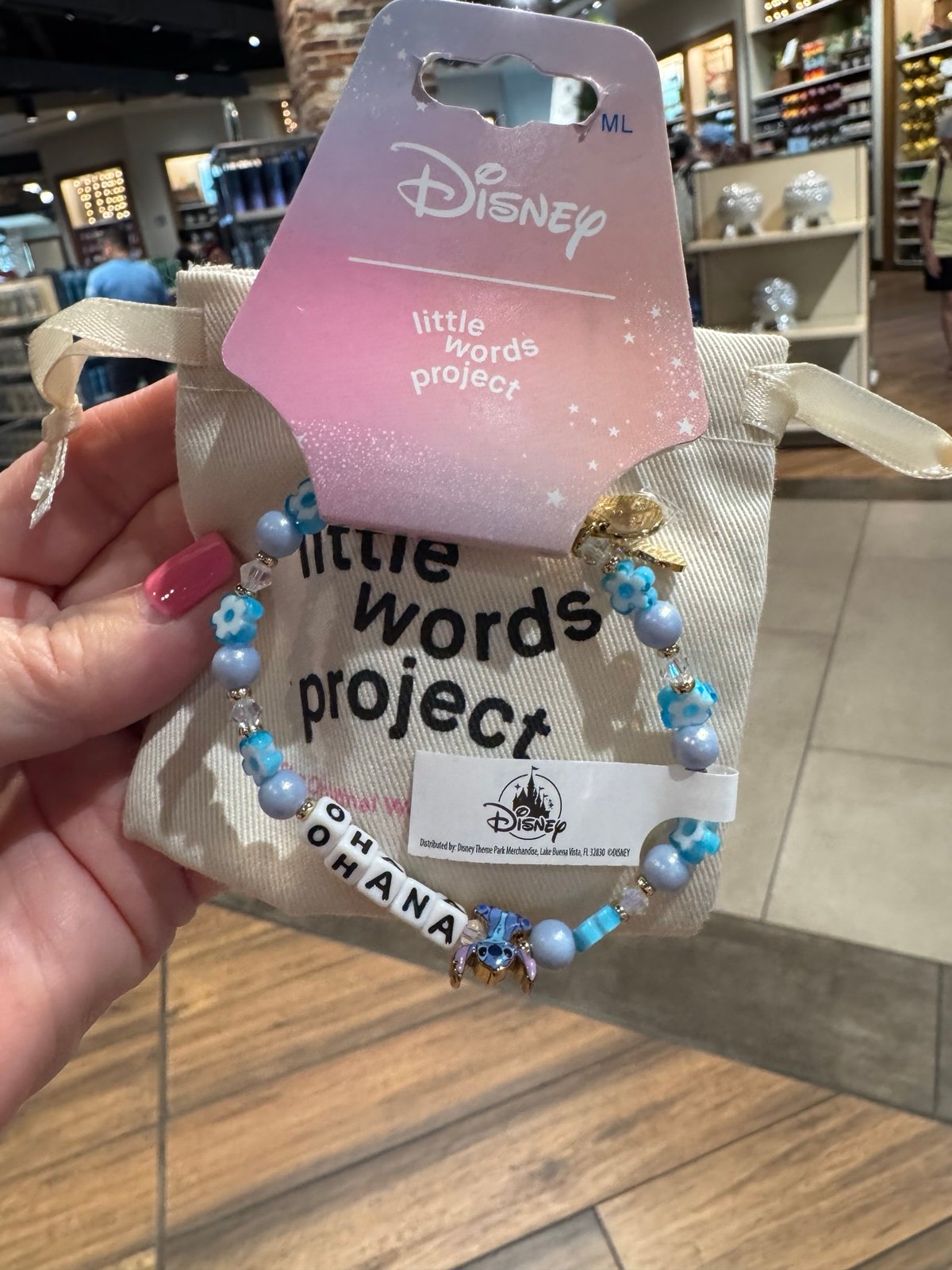 Disney Parks 2025 “Ohana” Bracelet by Little Words Project