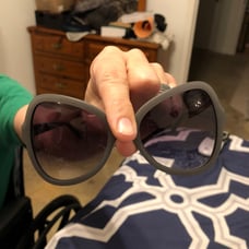 Prada Matte Grey Sunglasses