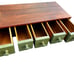 Vintage Solid Wooden Apothecary Drawer Dresser Desk Topper! Good condition! 27x1