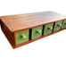 Vintage Solid Wooden Apothecary Drawer Dresser Desk Topper! Good condition! 27x1