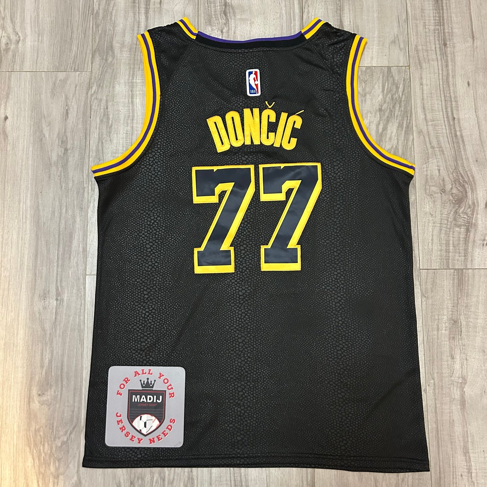 LA Lakers Luka Doncic Black Mamba Jersey