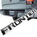 2022-2023 Nissan Frontier Tailgate Insert Emblems ALL TRIMS Matte Black